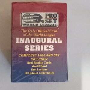 PRO SET 1991 WORLD LEAGUE FOOTBALL- Inaugural Series-Complete Set-Factory Sealed
